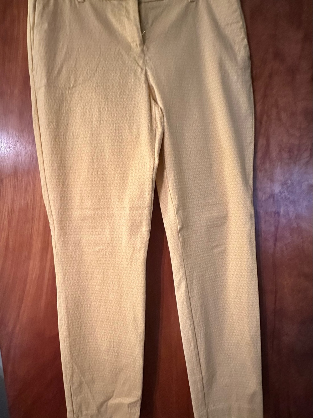 Cynthia Rowley Slim Chinos in Yellow